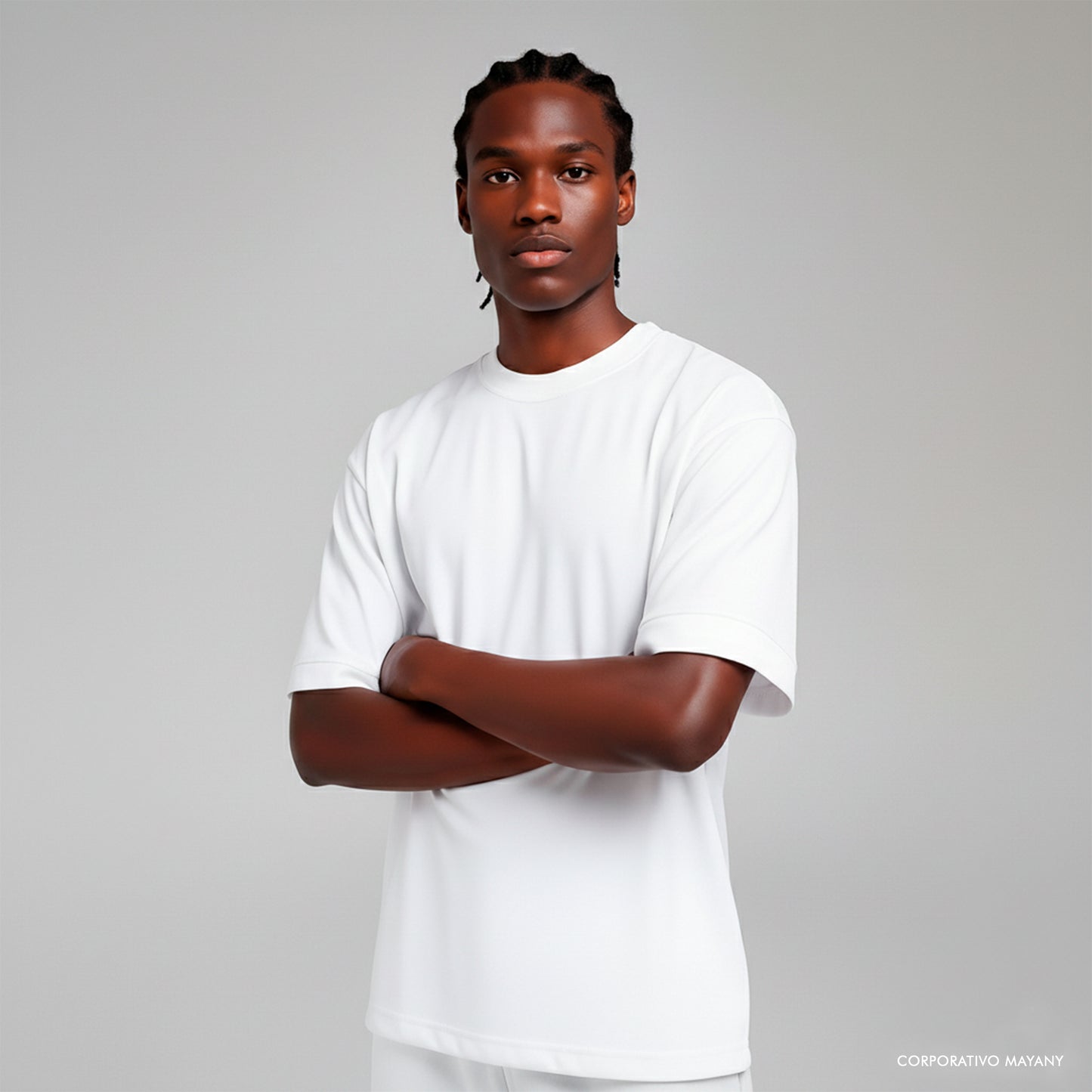 PLAYERA BÁSICA BLANCA 𝗠𝗔𝗬𝗢𝗥𝗘𝗢+